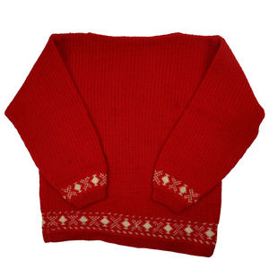 Vintage Maurtua Hand Knit Norwegian Sweater